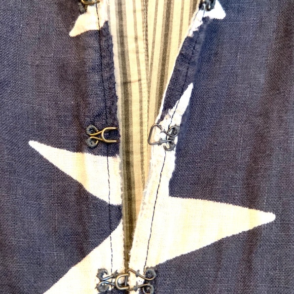 Magnolia Pearl Star Twinkle Longline Duster Flowing Coat Jacket - Picture 8 of 16